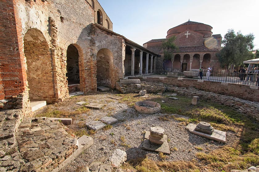 Archaeological ruins in Torcello