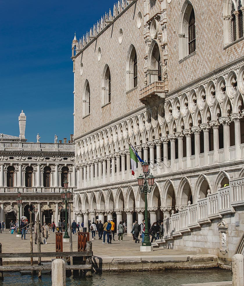 Der Dogenpalast in Venedig