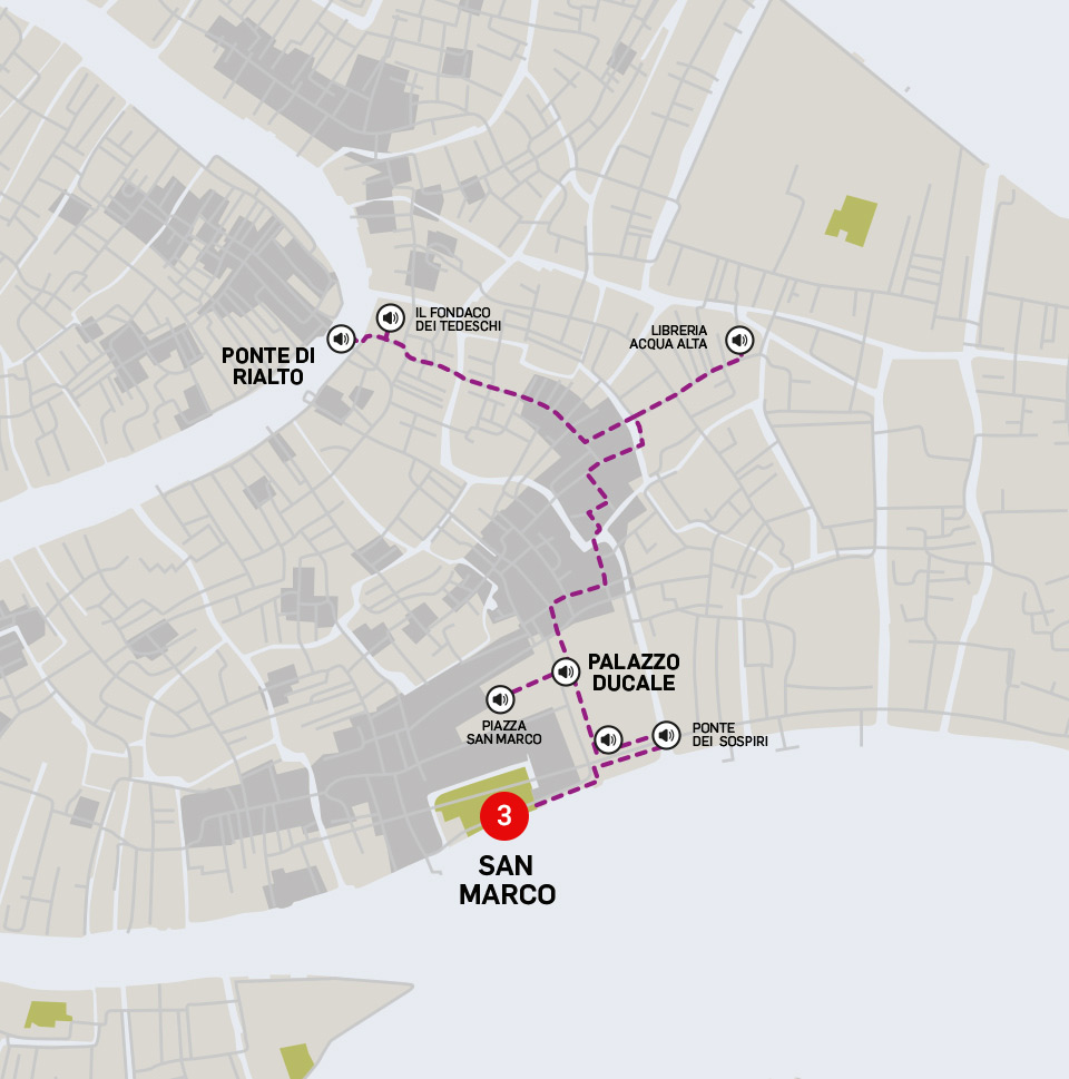 Venezia Imperdibile Tour breve mappa