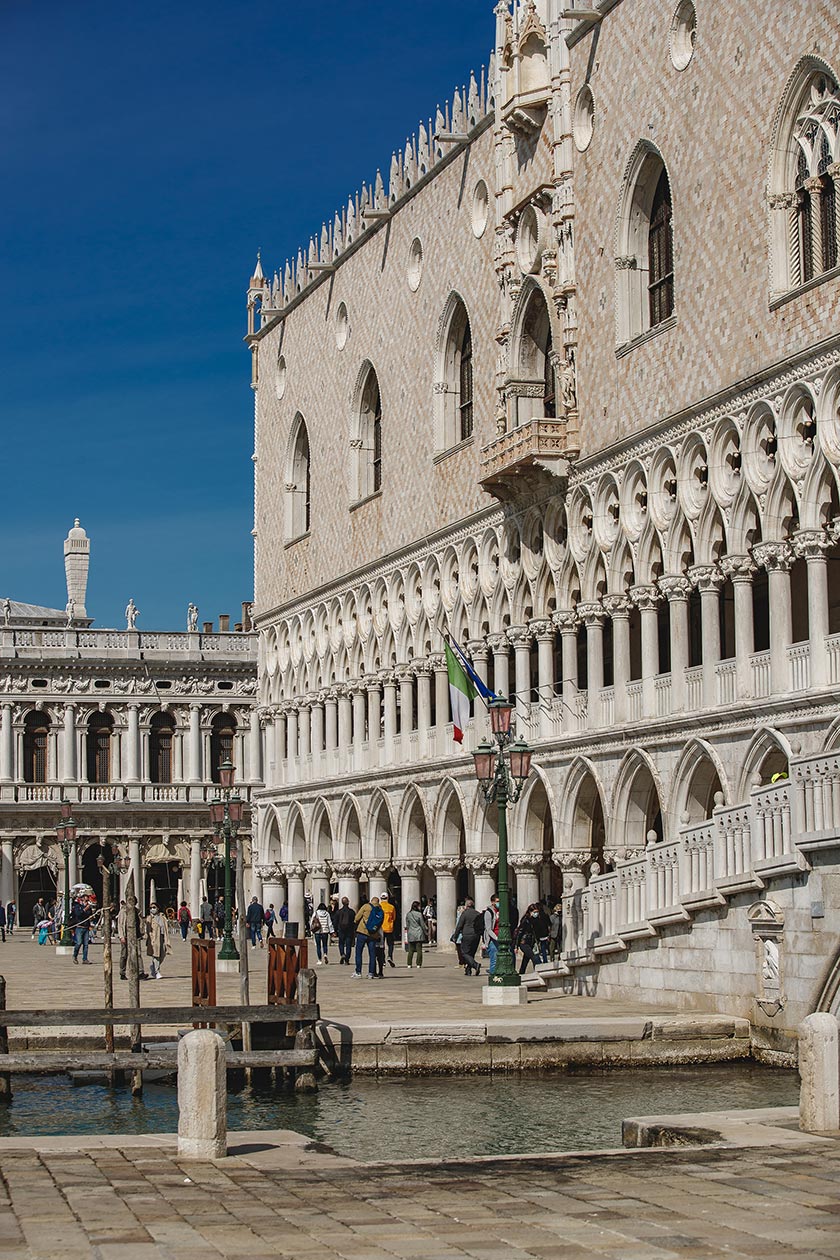 Der Dogenpalast in Venedig